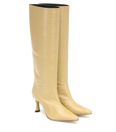 Stevie 45 leather knee-high boots | By Far