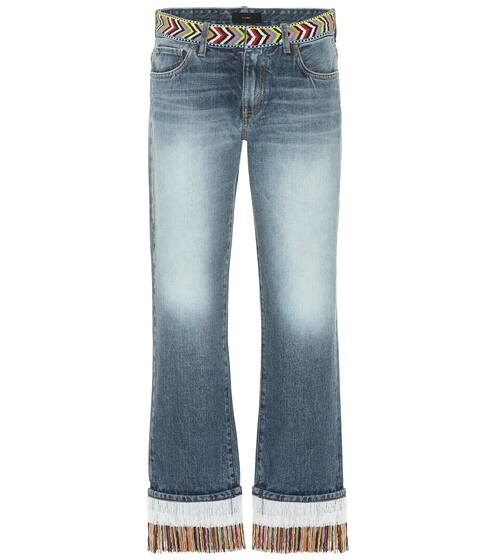 Embellished mid-rise jeans | Alanui