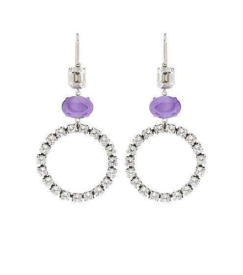 Crystal-embellished hoop earrings | Isabel Marant