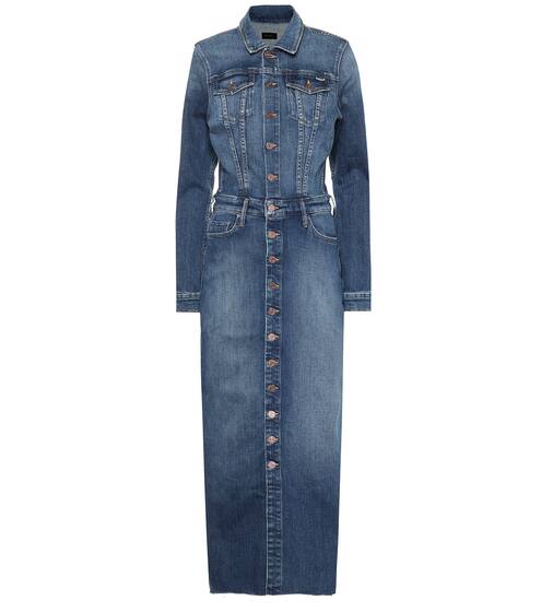 Cover Up denim maxi dress | Mother