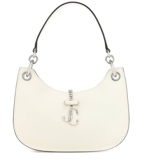 Varenne Hobo Small leather shoulder bag | Jimmy Choo