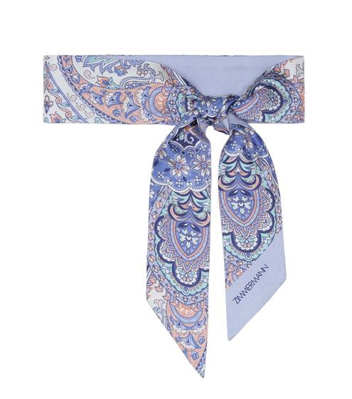 Exclusive to Mytheresa – Paisley silk headscarf | Zimmermann