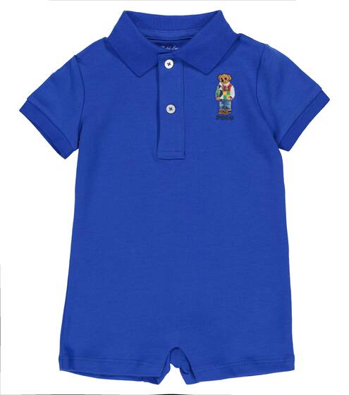 Baby cotton playsuit | Polo Ralph Lauren Kids