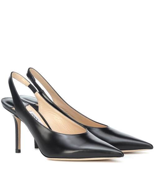 Pumps slingback Ivy 85 in pelle | Jimmy Choo