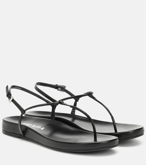 Leather sandals | Prada