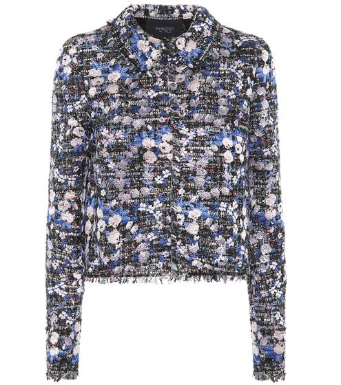 Floral tweed jacket | Giambattista Valli