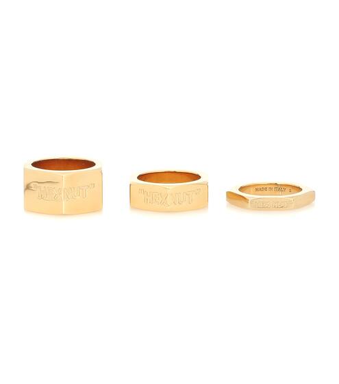 Hexnut three-ring set | Off-White