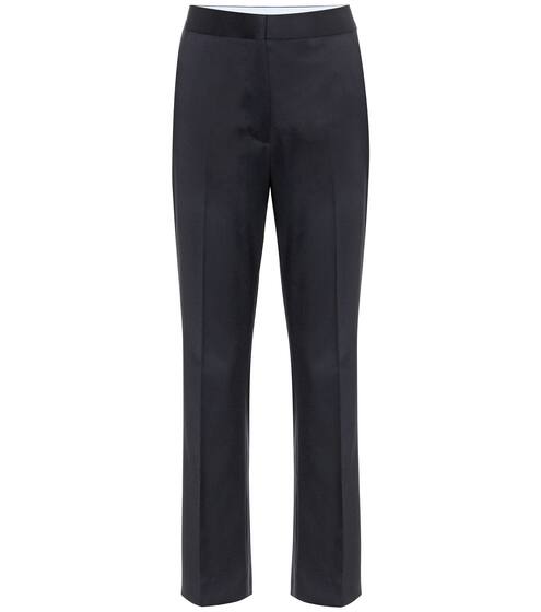 Mid-rise straight wool pants | Stella McCartney