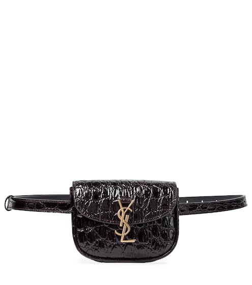 Kaia croc-effect leather belt bag | Saint Laurent