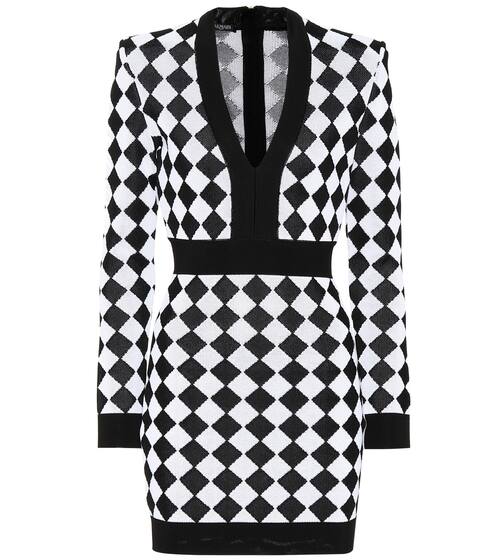 Jacquard knit dress | Balmain