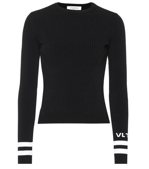 Logo ribbed knit sweater | Valentino