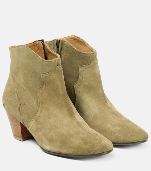 Ankle Boots Dicker aus Veloursleder | Isabel Marant