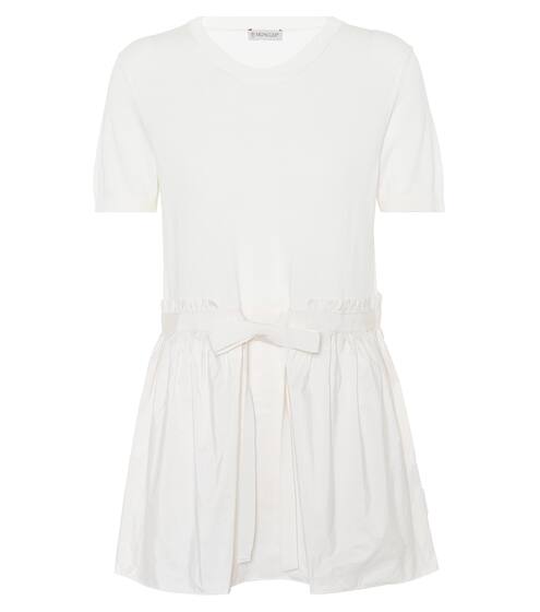 Cotton-blend top | Moncler