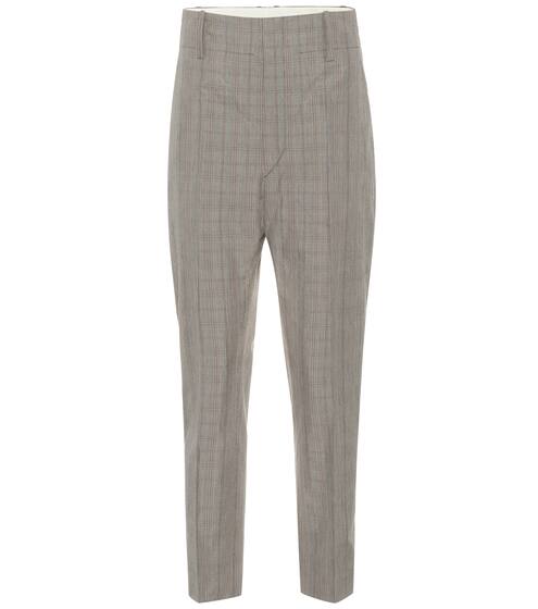 Pantaloni Noah a quadri in misto cotone | Isabel Marant, Étoile