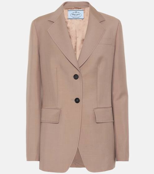 Mohair and wool blazer | Prada