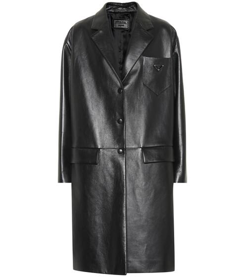 معطف من الجلد | Prada