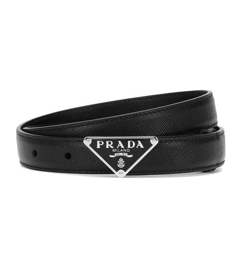 Logo leather belt | Prada