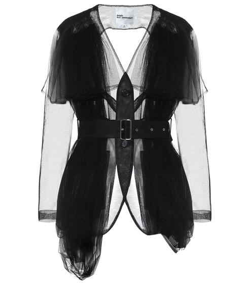 Blazer en tulle | Noir Kei Ninomiya