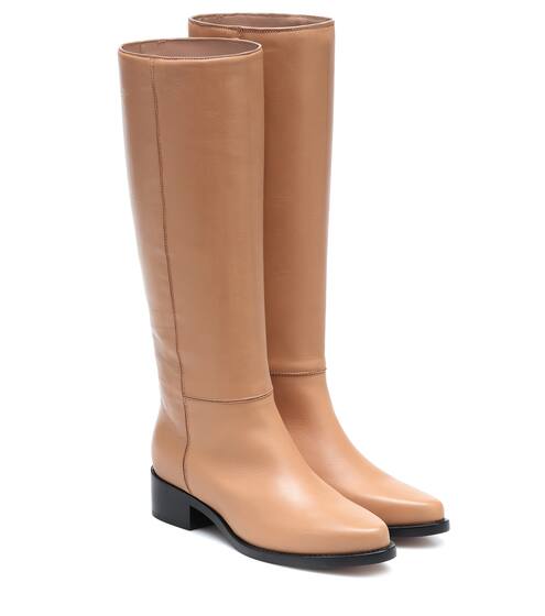 Leather knee-high boots | Legres