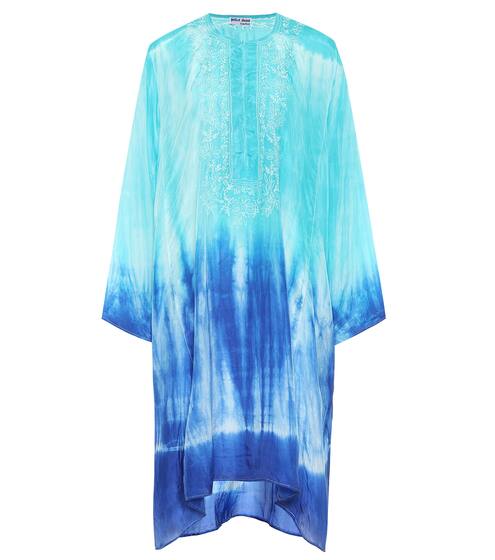 Tie-dye silk kaftan | Juliet Dunn