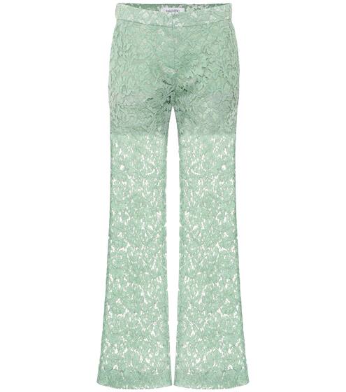 Cotton-blend lace pants | Valentino