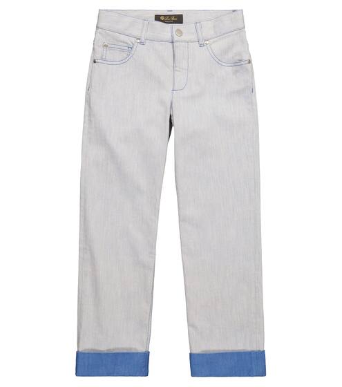Georges stretch-denim jeans | Loro Piana Kids