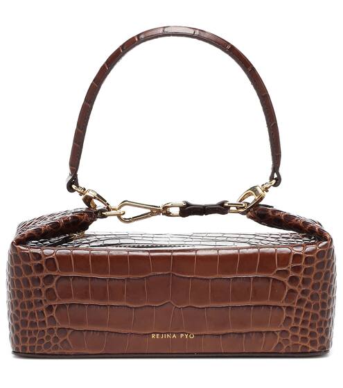 حقيبة من الجلد المنقوش | Rejina Pyo