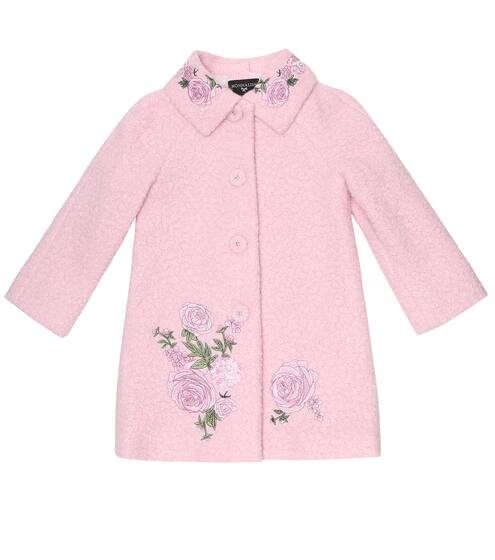 Floral teddy coat | Monnalisa