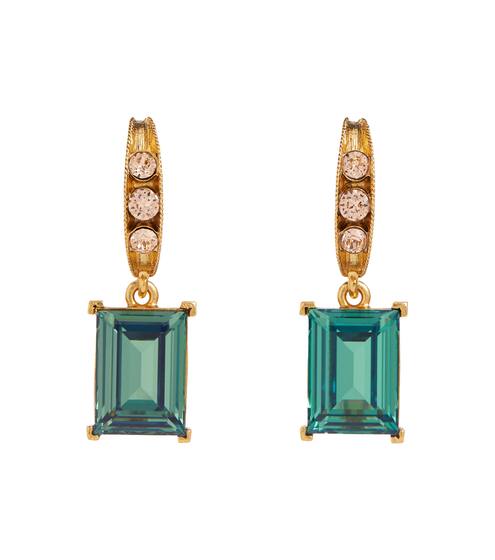 Crystal-embellished earrings | Oscar de la Renta