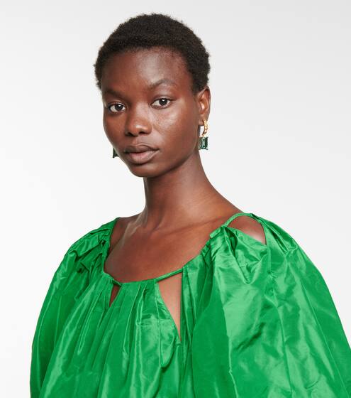 Crystal-embellished earrings | Oscar de la Renta