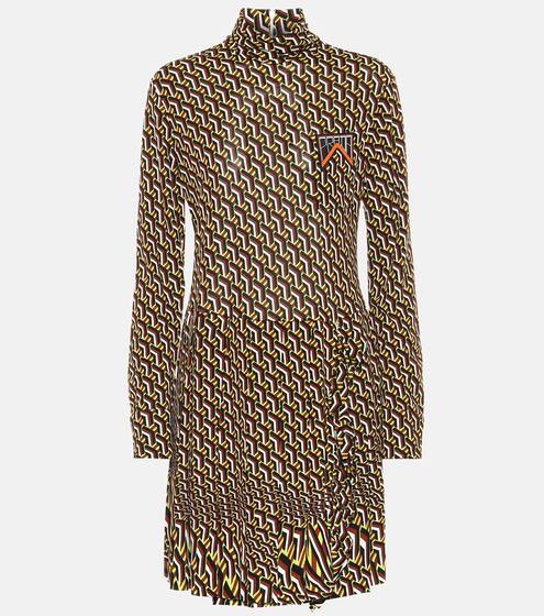 Printed jersey minidress | Prada