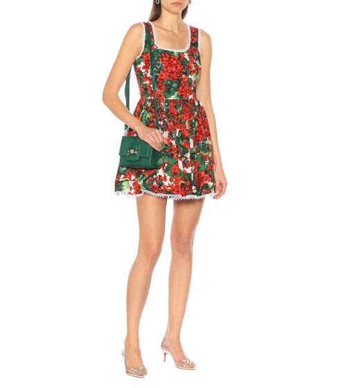 Floral cotton minidress | Dolce & Gabbana