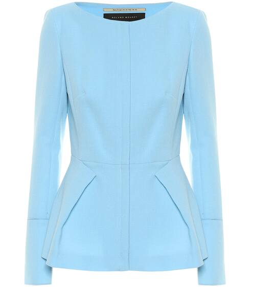 Rossini wool-crêpe jacket | Roland Mouret