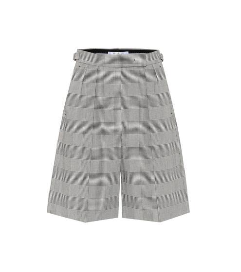 Limone checked cotton shorts | Max Mara