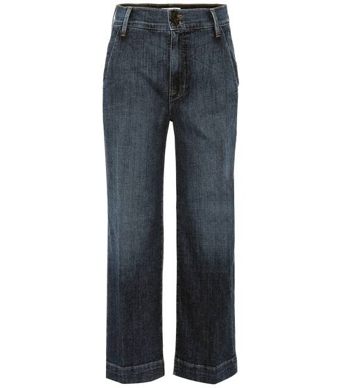 Wide Lean high-rise cropped jeans | Frame