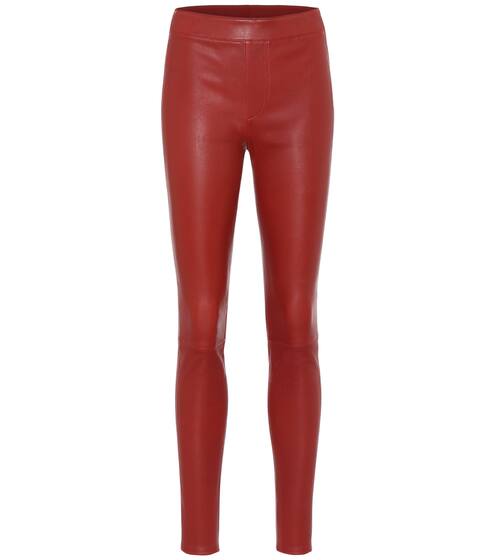 Leggings in pelle stretch | Helmut Lang