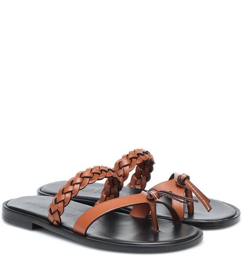 Paula's Ibiza leather sandals | Loewe