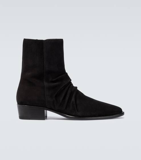 Stack suede boots | Amiri