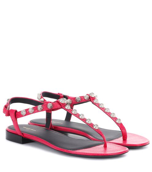 Giant Studded leather sandals | Balenciaga