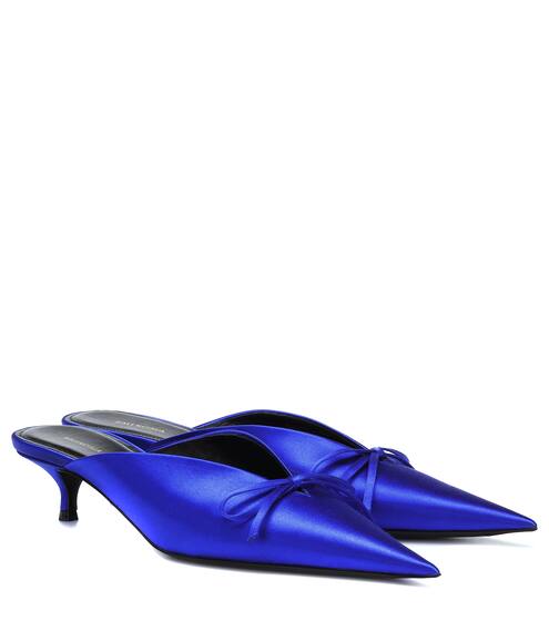حذاء ميولز من الساتان Knife | Balenciaga