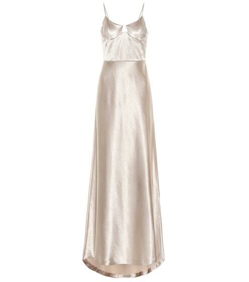 Phoebe satin gown | Galvan