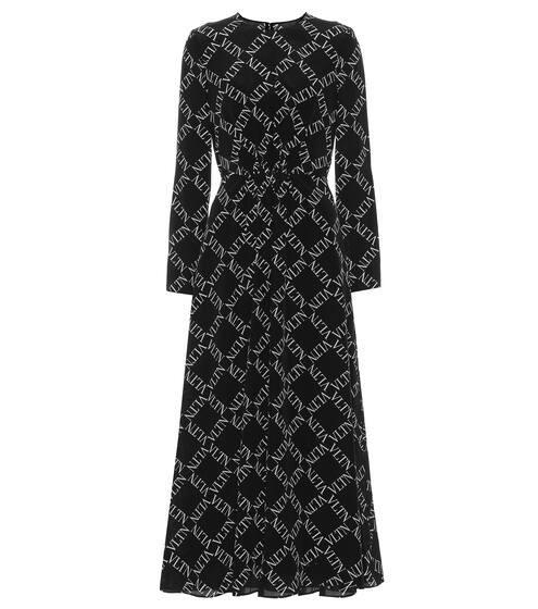 VLTN silk midi dress | Valentino