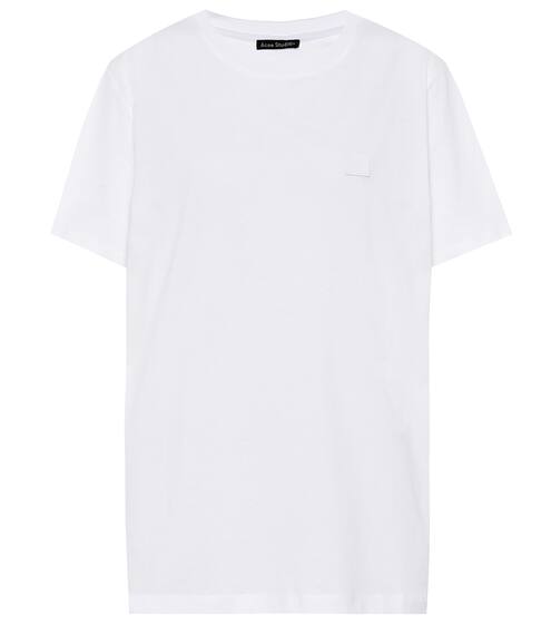 Face cotton T-shirt | Acne Studios