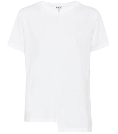 Asymmetric Anagram cotton T-shirt | Loewe