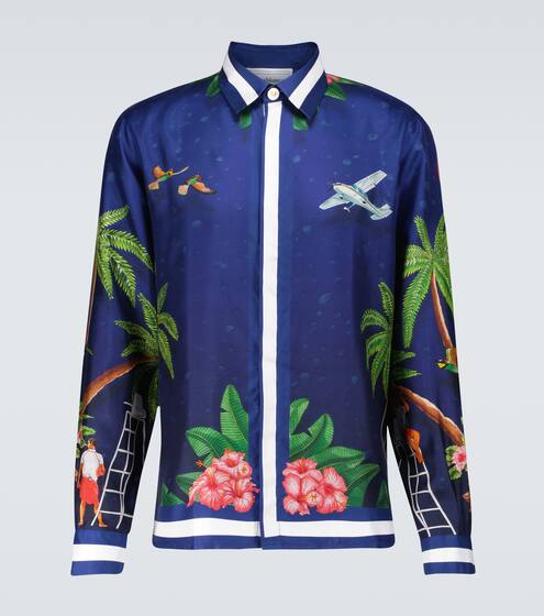 Surf Club silk shirt | Casablanca