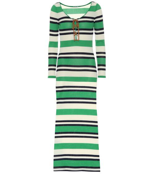 Ribbed jersey dress | Miu Miu