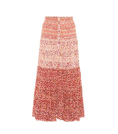 Foe printed maxi skirt | Poupette St Barth