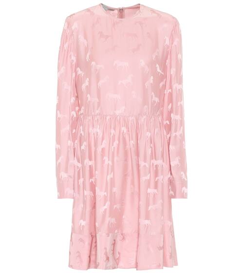 Silk-blend jacquard dress | Stella McCartney