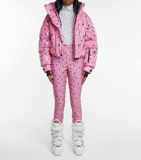 3 Moncler Grenoble x Naj-Oleari printed turtleneck ski top | Moncler Genius