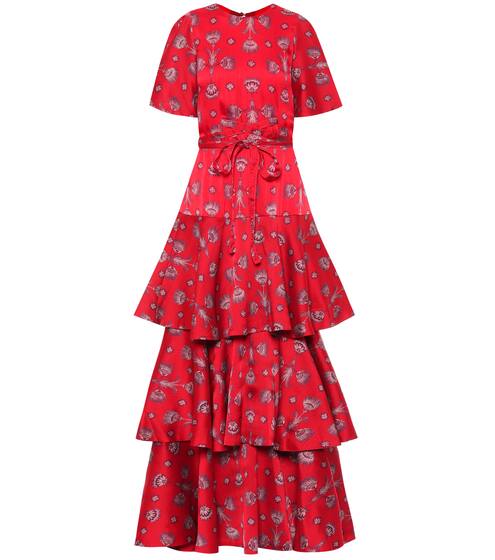 Meditacion Del Mas Alla satin dress | Johanna Ortiz